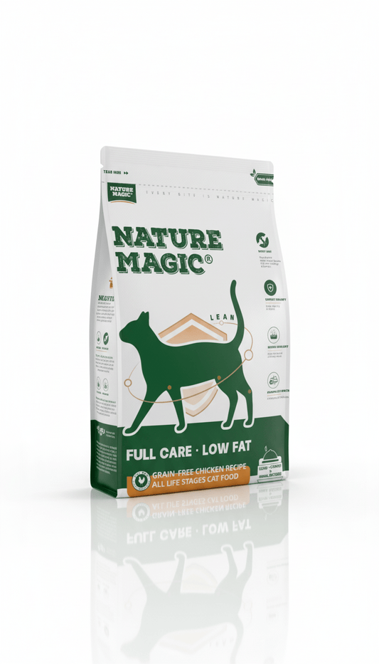NATURE MAGIC Full Care Dry Cat Food - Low Fat Formula - 5lb