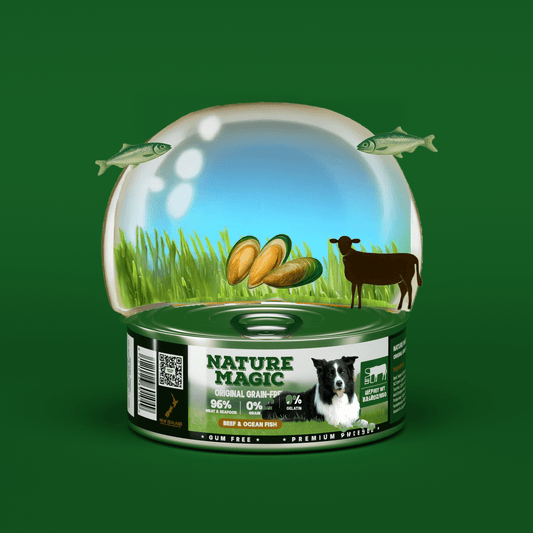 NATURE MAGIC Grain Free Wet Dog Food - Lamb & Salmon Recipe - 85g (3 Pack)