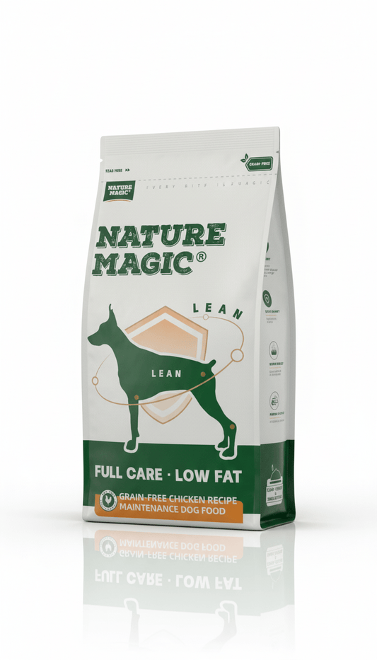 NATURE MAGIC Full Care Dry Dog Food - Low Fat Formula - 5lb