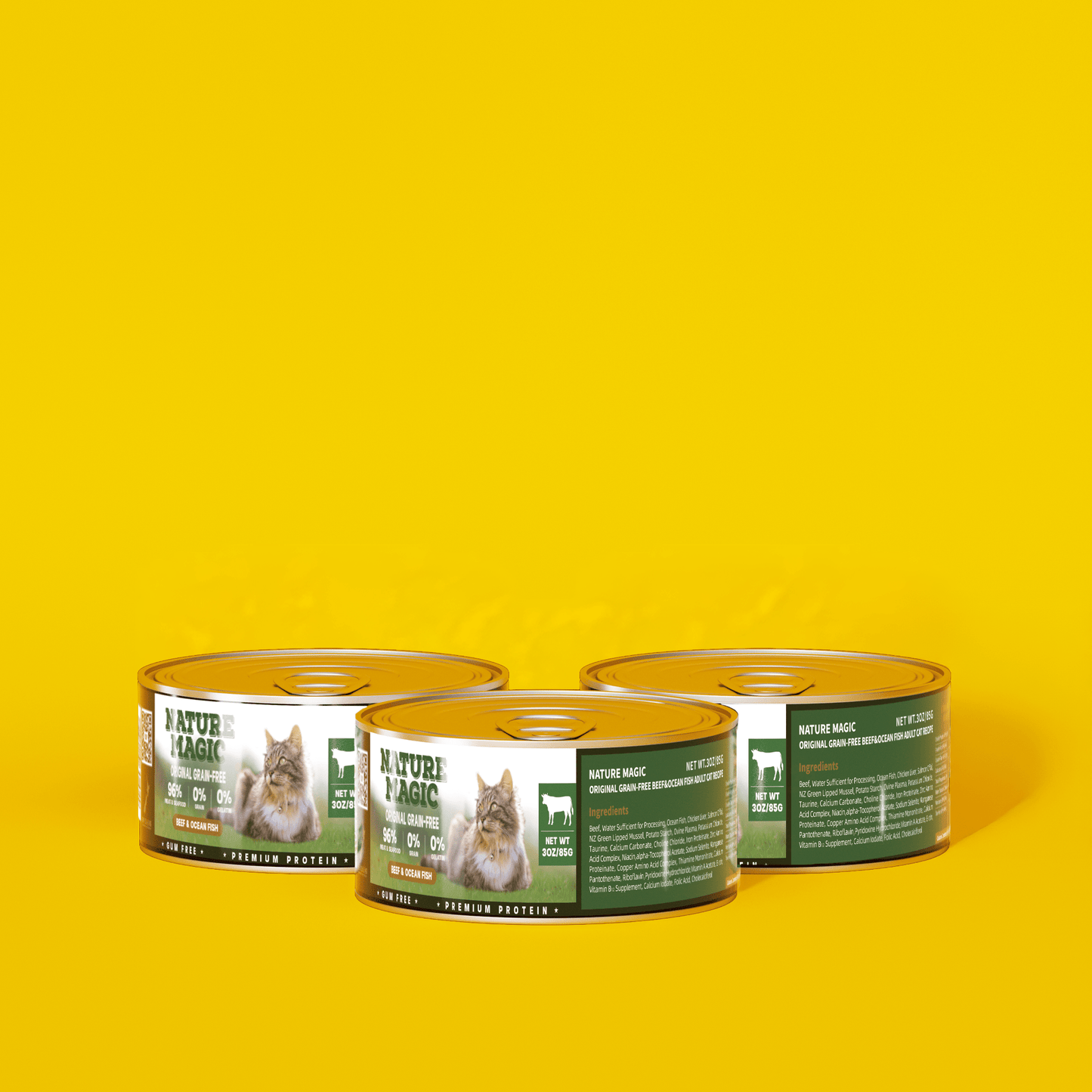 Grain Free - Wet Food For Cats Lamb & Salmon Recipe 85g