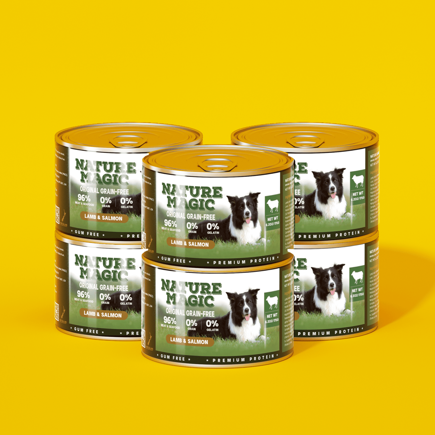 NATURE MAGIC Grain Free Wet Dog Food - Beef & Cod Recipe - 175g (12 Pack)