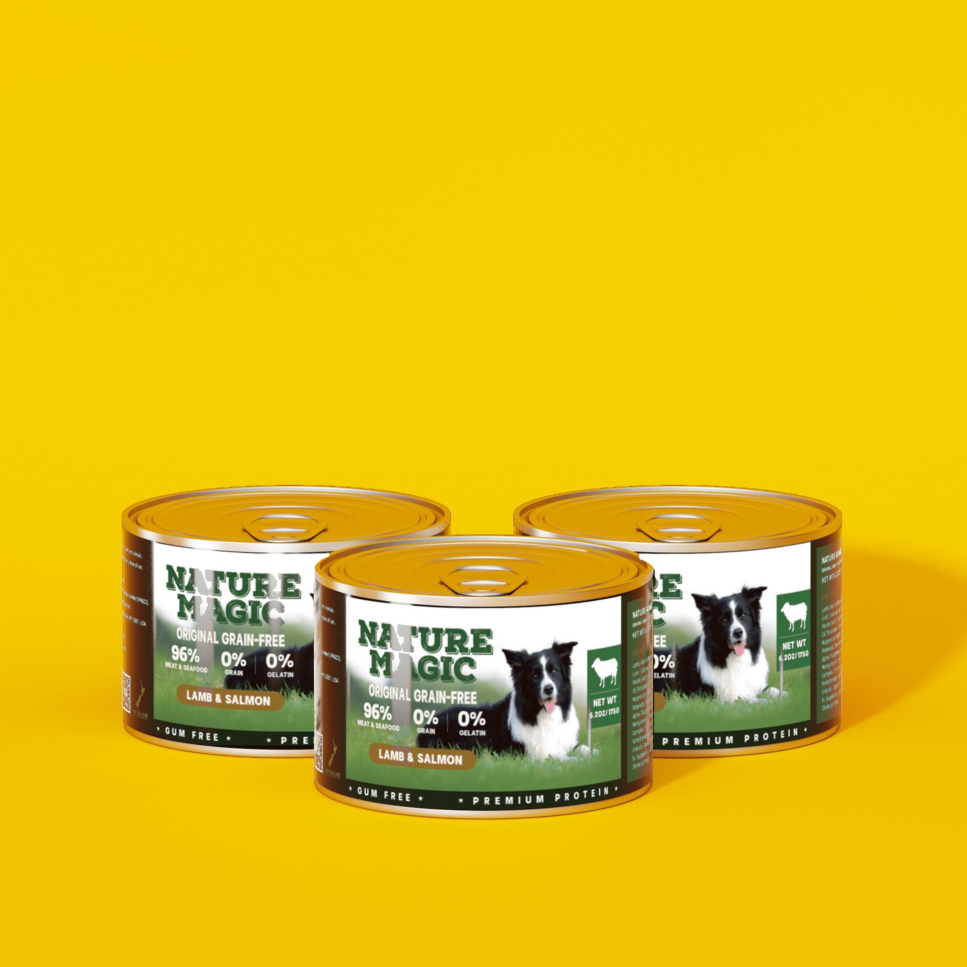 NATURE MAGIC Grain Free Wet Dog Food - Chicken & Cod Recipe - 175g (6 Pack)