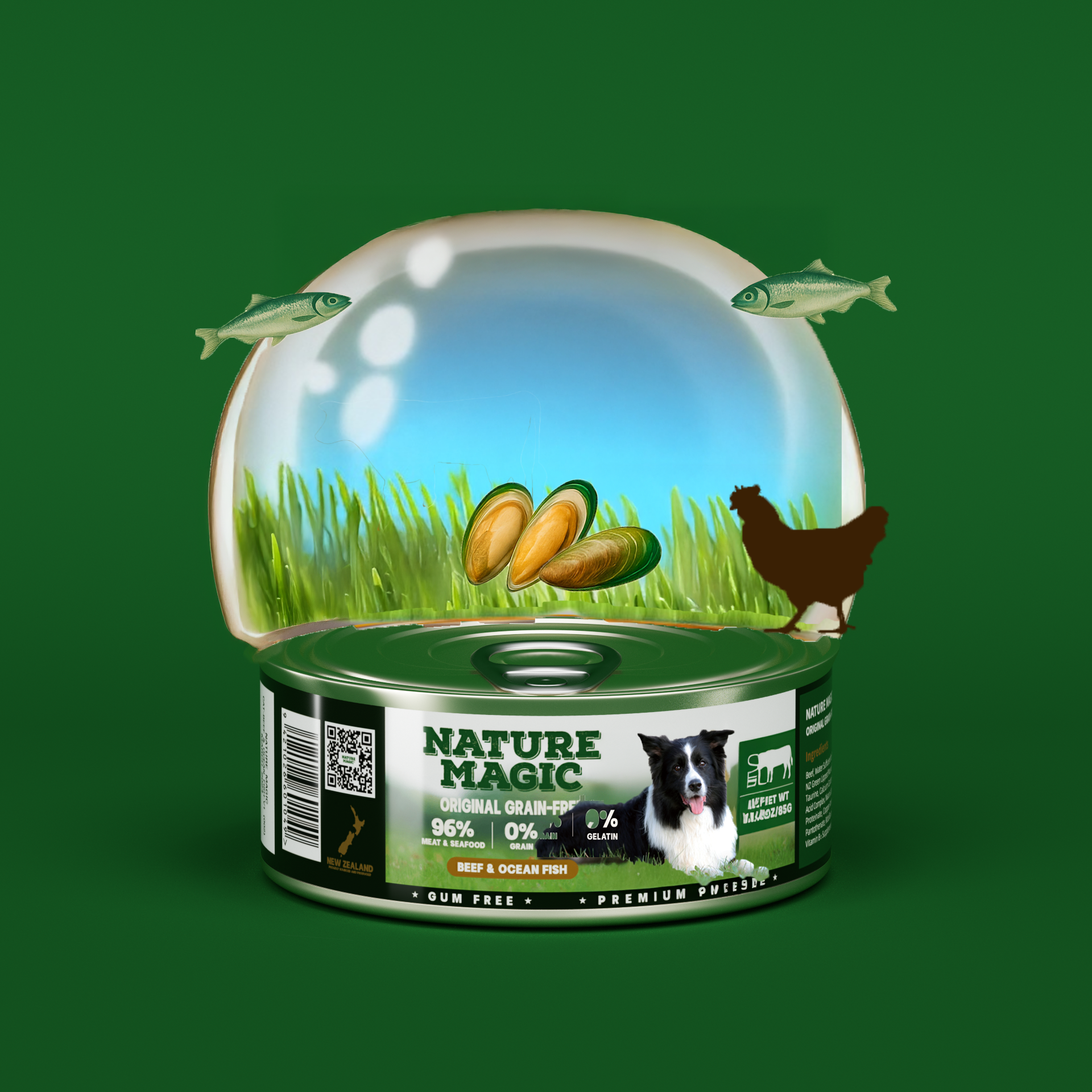 狗狗 無穀高蛋白主食罐 85G 單罐